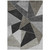 8' X 10' Coffee Charcoal And Gray Geometric Washable Indoor Outdoor Area Rug