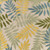 12' X 15' Green Blue Yellow And Dark Green Palm Leaf Indoor Outdoor Area Rug