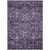 9' X 12' Purple Lilac And Lavender Oriental Washable Indoor Outdoor Area Rug