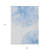 9' X 12' Denim Blue And Ivory Abstract Washable Indoor Outdoor Area Rug