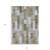 8' X 10' Brown Beige And Gray Geometric Washable Indoor Outdoor Area Rug
