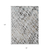 8' X 10' Silver Gray And Charcoal Abstract Washable Indoor Outdoor Area Rug