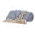 Parkland Collection Kora Transitional Blue 52" x 67" WOVEN HANDLOOM Throw