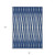 8' X 10' Navy Blue Gray And Ivory Geometric Washable Indoor Outdoor Area Rug