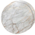 15" X 15" Gold Ivory And Gray Abstract Agglomerated cork Round Placemats