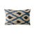 Plutus Blue Color Stitched Dot Luxury Throw Pillow