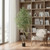 Artificial Olive In Cylindrical White Cement Pot