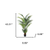 Artificial Olive In Cylindrical Black Cement Pot