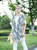 Fall/Winter Cashmere-Wool Blend Snake Print Ruana/Poncho