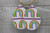 Rainbows Teardrop Faux Leather Earrings