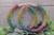 Rainbow Rhinestone Hoops || Dangle Earrings || Hypoallergenic