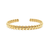 ROMA GOLD ROPE CUFF BRACELET SAMPLE