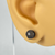 Extra Small - Castle Stone - Handmade Stud Wooden Earrings - Minimalistic Circle