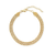 VENETTA GOLD BRAIDED LINK CHAIN BRACELET