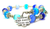 Someone With Autism Loves Me Cat's Eye Beaded Wrap Bracelet