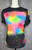 Patchwork Reverse Tie Dye Blank Tee 