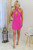 Hushed Kiss Ribbed Mini Dress