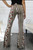 Floral Pedals Print Bell Bottoms