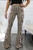 Floral Pedals Print Bell Bottoms