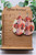Thanksgiving Turkey || Teardrop Faux Leather Earrings || Hypoallergenic