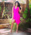 Front Zipper Front Slit BodyCon Midi Dress