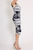 Textured Fabrication Sleeveless Bodycon Midi Dress