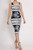 Textured Fabrication Sleeveless Midi Dress