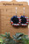 Patriotic Sunflower || Dangle Earrings || Hypoallergenic