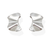 JACQUELINE SILVER WAVY STUD EARRING