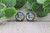 Country Roads  Glass Stud Earrings