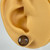 3 pack Bundle - Dark Oak - Handmade Stud Wooden Earrings - Minimalist