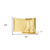 Gold Dreamy Set Of 2 Silky Satin King Pillowcases