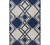 2' X 3' Blue Geometric Area Rug