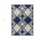 2' X 3' Blue Geometric Area Rug