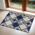 2' X 3' Blue Geometric Area Rug