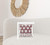 18x18 Red White Blown Seam Broadcloth Floral Throw Pillow