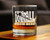 Downhill from Here Whiskey Rocks Glass - Skiing Gifts