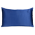 Navy Blue Dreamy Set Of 2 Silky Satin Standard Pillowcases