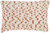 14" X 20" Coral and Beige Ribbed Indoor Outdoor Throw Pillow With Texture