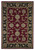 1' X 2' Red Or Black Medieval Inspired Area Rug