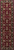 1' X 2' Red Or Black Medieval Inspired Area Rug
