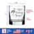 Flocking 80 Whiskey Rocks Glass - 80th Birthday Gifts