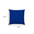 20" X 20" Cobalt Blue Zippered Polyester Solid Color Throw Pillow Cover