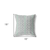 18" X 18" White And Gray Broadcloth Floral Throw Pillow