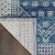 2' X 3' Navy Blue Power Loom Area Rug