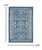 2' X 3' Navy Blue Power Loom Area Rug