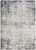 2' X 3' Navy And Beige Distressed Vines Scatter Rug