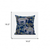 16x16 Gray Blue Brown Elephant Blown Seam Broadcloth Animal Print Throw Pillow
