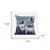 16x16 Gray Blue Deer Blown Seam Broadcloth Animal Print Throw Pillow