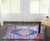 2' X 3' Blue Power Loom Area Rug